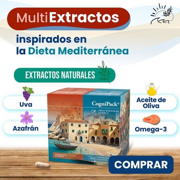 Multiextractos inspirados en la dieta mediterránea Cognipack