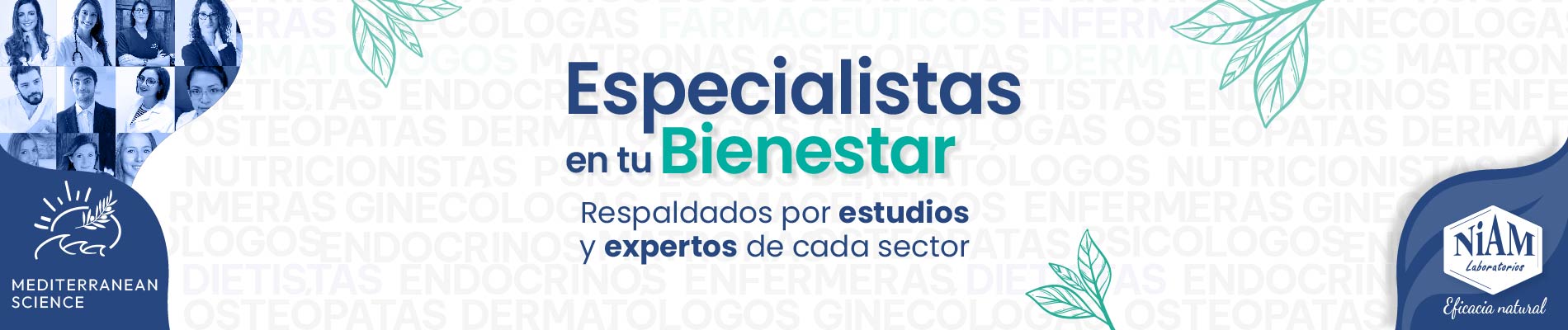 Laboratorios NIAM con Mediterranean Science, especialistas en tu bienestar