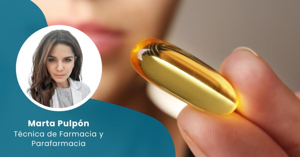 Cabecera del artículo sobre los beneficios de tomar omega 3 en mujeres con foto de su autora Marta Pulpón